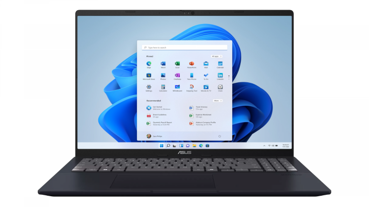 Laptop ASUS Vivobook 16 X1607AA Quiet Blue W11Home