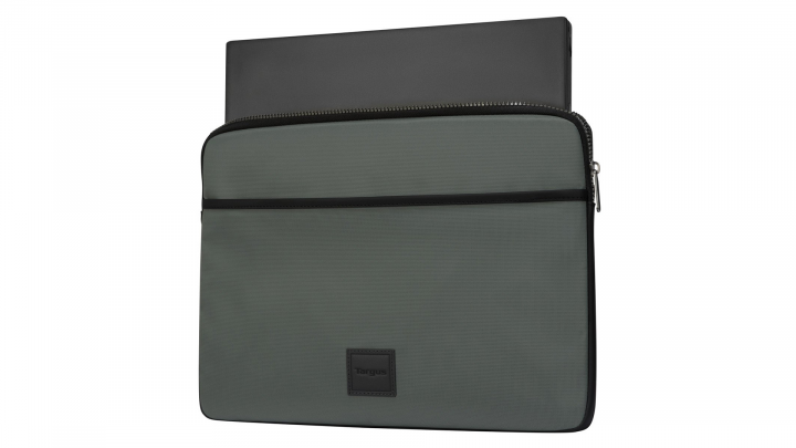 Etui do laptopa Targus Urban Sleeve 14 TBS93405GL oliwkowe - przód front prawy1
