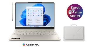 Laptop 2w1 Lenovo Yoga 7 Gen 11 14AGP11 83TD004EPB Ryzen AI 7 445 Touch 14" 2,8K 120Hz OLED 32GB 512SSD W11 + Etui i rysik w zestawie
