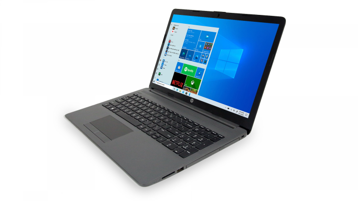 Laptop HP 255 G7 Dark Ash przód front lewy Win10Home