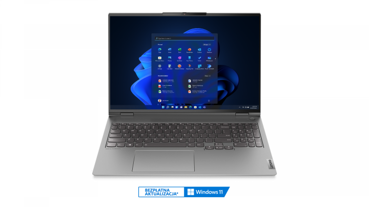 Laptop Lenovo ThinkBook 16p G2 W10P AMD - przód