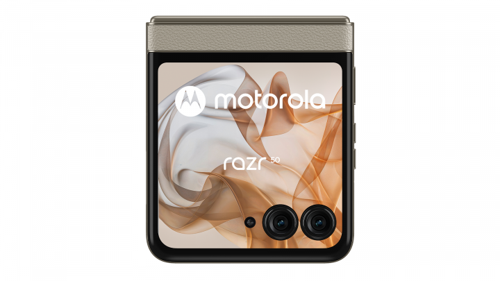 Smartfon Motorola razr 50 beżowy 14