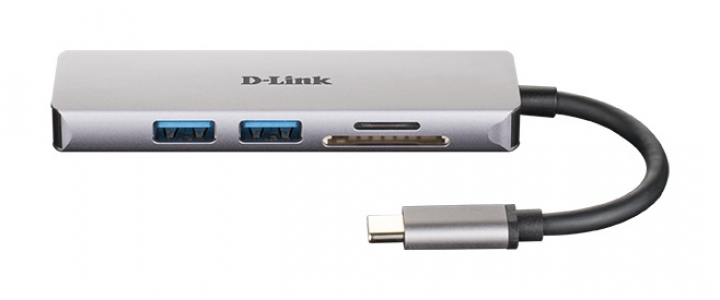 Hub USB-C D-Link - DUB-M530 - widok frontu
