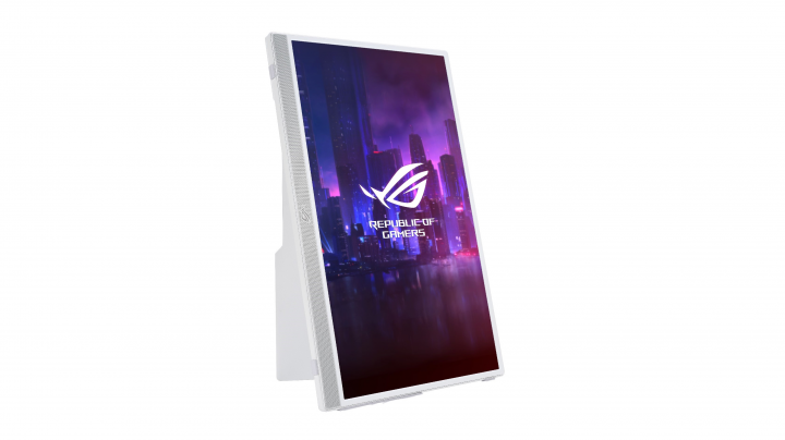 Monitor Asus ROG Strix XG16AHPE-W - widok obróconego ekranu