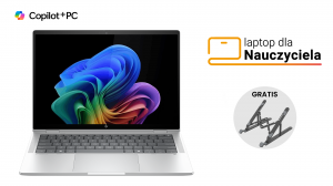 Laptop dla Nauczyciela HP EliteBook X G1i 14 B9ZY2ET Ultra 7 258V 14" WUXGA Sure View 32GB 1000SSD 5G W11Pro