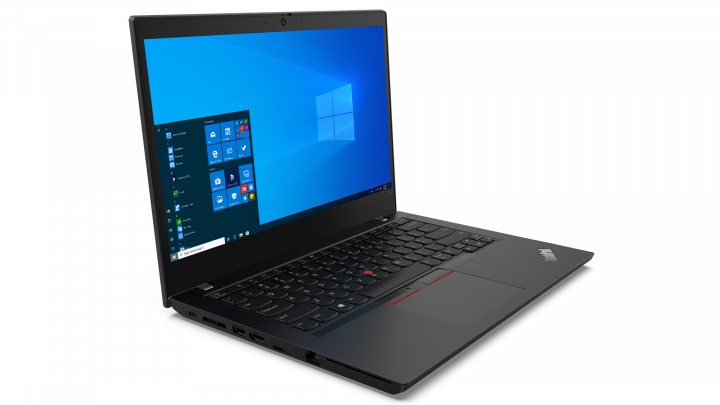 Laptop Lenovo ThinkPad L14 G2 W10P AMD - przód front prawy