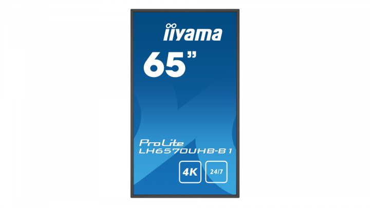 Monitor IIYAMA ProLite LH6570UHB-B1 - widok frontu