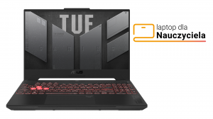 Laptop dla Nauczyciela ASUS TUF Gaming A15 FA507NV-LP025W R5 7535HS 15,6" FHD 144Hz 16GB 512SSD RTX4060 DLSS 3 W11