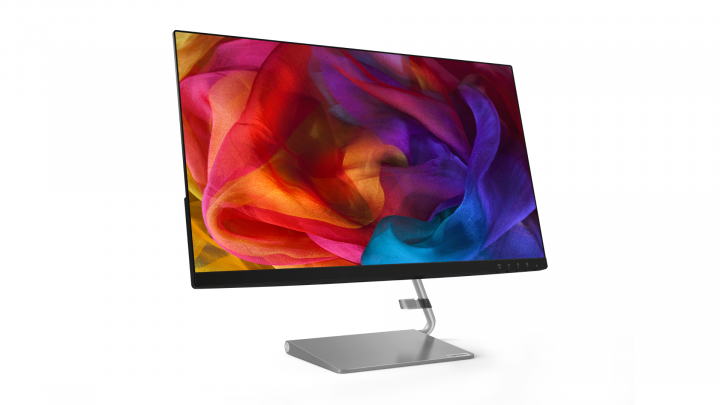 Monitor Lenovo Q27q-1L - przód lewa strona