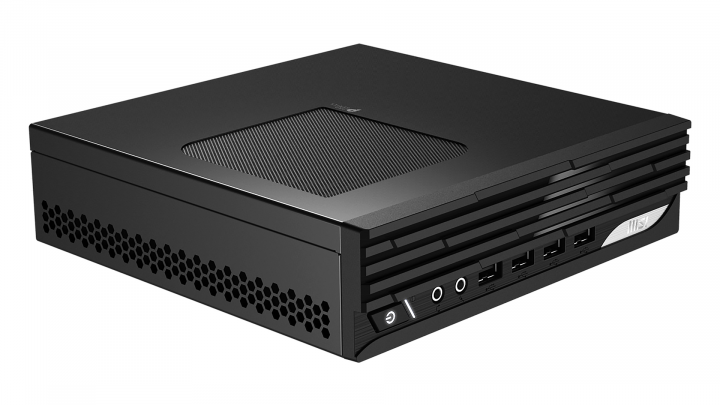 Komputer MSI PRO DP21 SFF - widok frontu lewej strony