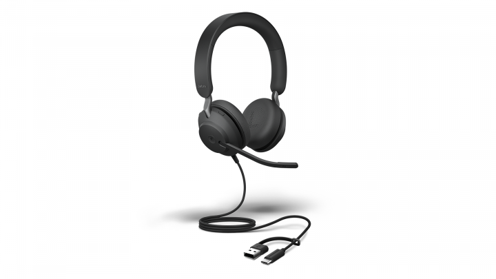 Słuchawki z mikrofonem Jabra Evolve2 40 SE USB-C/A MS Stereo - 24189-999-799