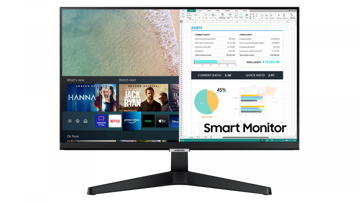 Monitor Samsung Smart M5 LS24AM506NUXEN-przód