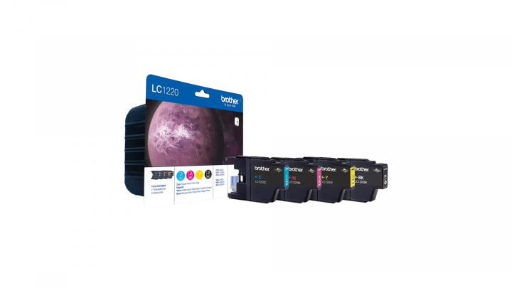 Tusz zestaw Brother LC-1220 CMYK