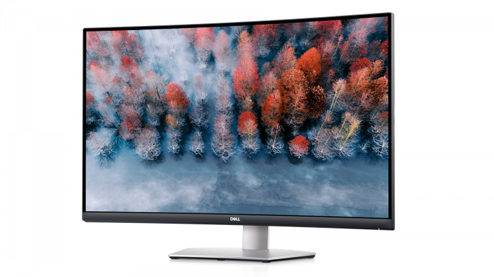 Monitor Dell Curved S3221QS 210-AXLH - widok frontu prawej strony