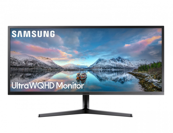 Monitor Samsung LS34J550WQUXEN - widok frontu