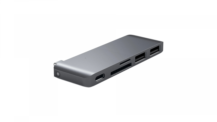 Hub Satechi Type-C USB Passthrough Hub gwiezdna szarość - ST-TCUPM