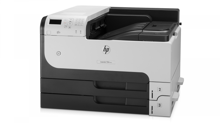 HP LaserJet Enterprise M712dn - CF236A - widok frontu prawej strony