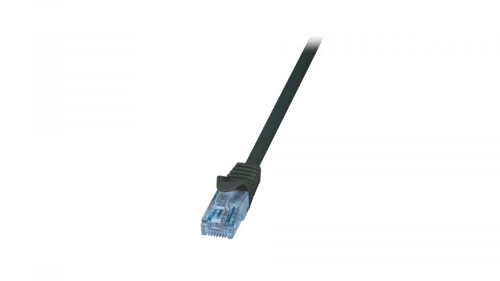 Patchcord LogiLink CAT 6A UTP czarny