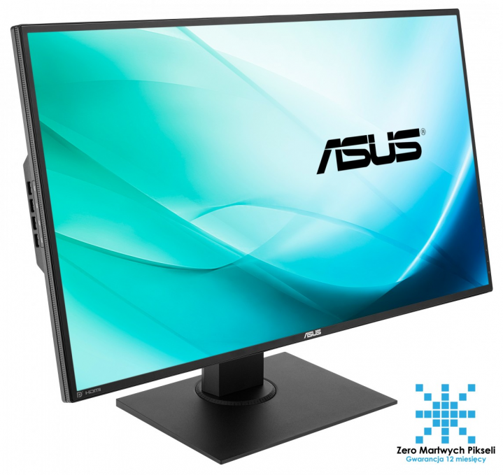 Monitor Asus PB328Q - widok frontu lewej strony