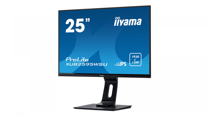 Monitor IIYAMA ProLite XUB2595WSU-B1 - widok frontu prawej strony