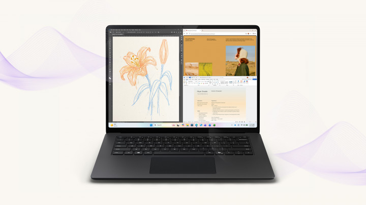 Surface Laptop 8 15cali Grafitowy X2 top