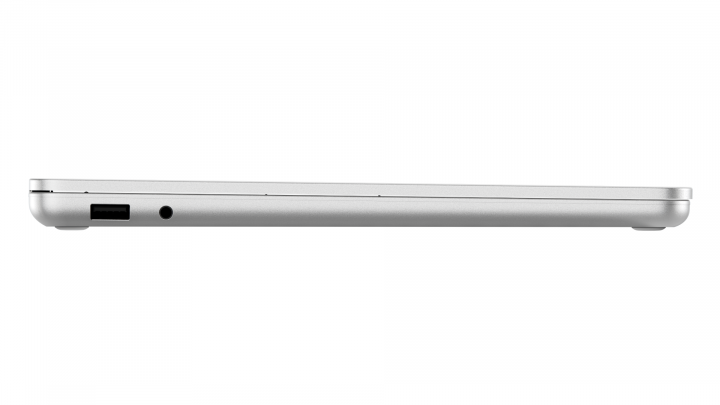 Microsoft Surface Laptop 13 13cali platyna copilot bok
