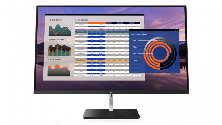 Monitor HP S270n 2PD37AA EliteDisplay - widok frontu