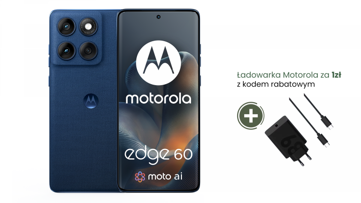 Smartfon Motorola edge 60 niebieski 68W