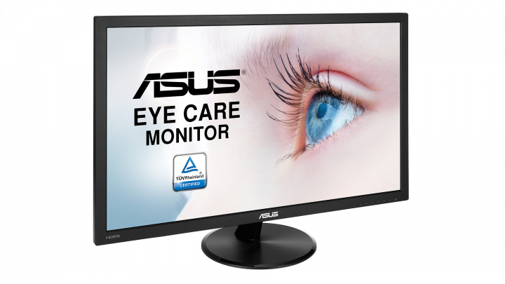 Monitor Asus VP247HAE - widok frontu lewej strony