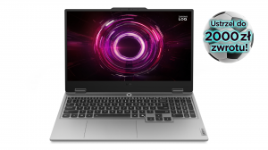 Laptop Lenovo LOQ 15AHP10 83JG003DPB Ryzen 5 220 15,6" FHD 144Hz 16GB 512SSD RTX5050 DLSS 4