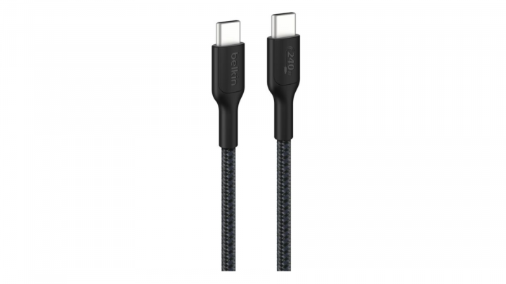 Kabel Belkin USB-C 240W BoostCharge Pro 3m czarny - CAB025hq3MBK końcówki