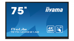 Monitor interaktywny IIYAMA ProLite TE7512MIS-B1AG 75" Touch 4K IPS wi-Fi iiWare10