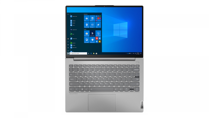 Laptop Lenovo ThinkBook 13s G3 W10P AMD - widok z góry