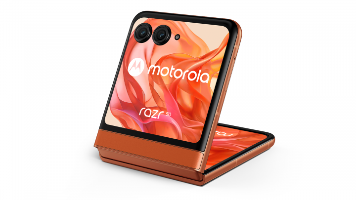 Smartfon Motorola razr 50 pomarańczowy 12