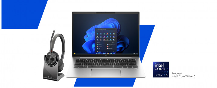 Cashback do produktów HP Elitebook 840 G11 9G0E7ET Ultra 5 125U i HP Poly Voyager 4