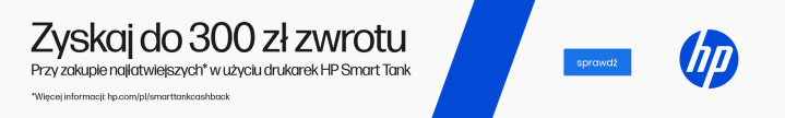 HP Smart Tank cashback banner kategorii
