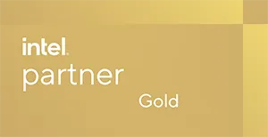 Intel logo partner gold 2021