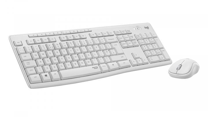 Zestaw bezprzewodowy Logitech MK295 SILENT WIRELESS klawiatura + mysz biały 920-009823