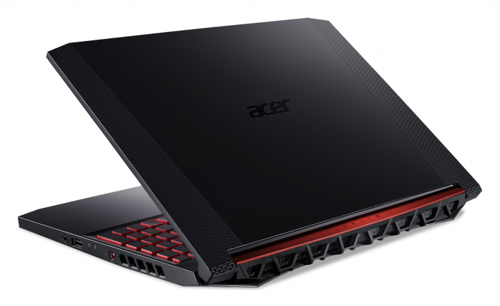 Laptop Acer Nitro 5 AN515-43 czarny - widok tyłu prawej strony