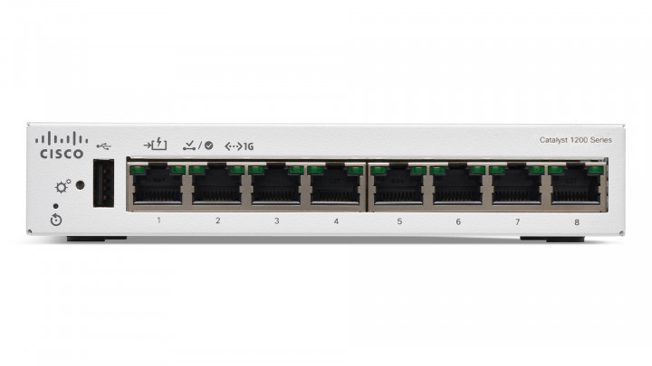 Switch Cisco C1200-8T-D 8-port GE Ext PSU - Delkom IT dla Biznesu