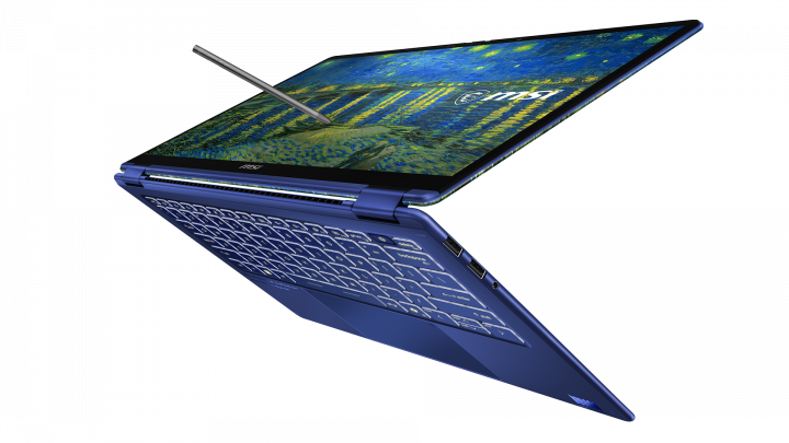 Laptop MSI Prestige 14 Flip AI+ Starry Night Over the Rhone Copilot 7