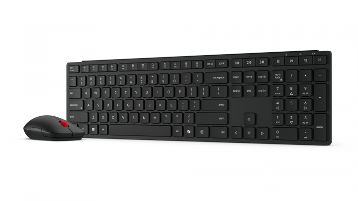 Lenovo Wireless Multi-Mode Pro Combo Keyboard and Mouse 6000 - U.S. English 6