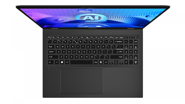 Laptop MSI Prestige 16 AI Studio B1V W11H (White BK) Stellar Gray 3