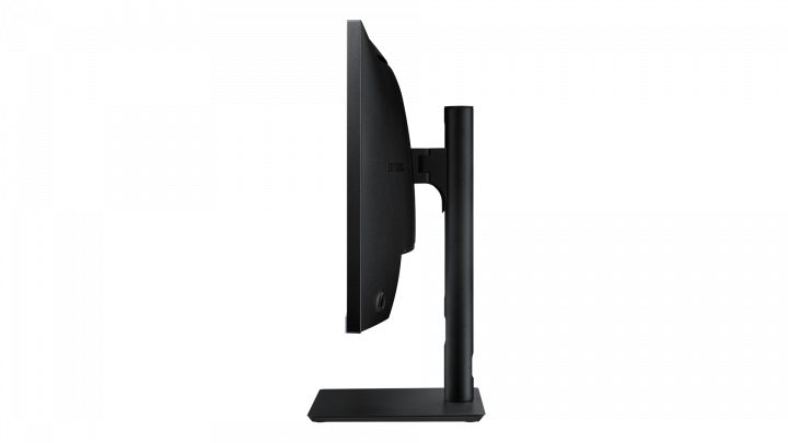 Monitor Samsung LS24R650FDUXEN czarny - widok prawej strony