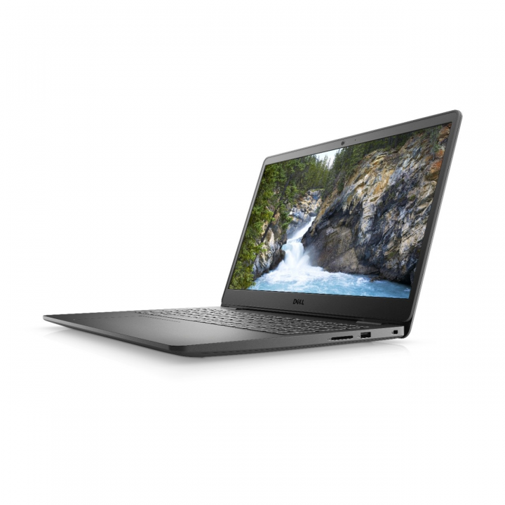 Laptop Dell Vostro 3501 czarny - widok frontu prawej strony