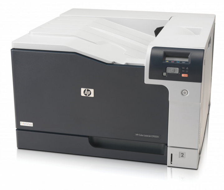 Drukarka laserowa kolorowa HP Color LaserJet Professional CP5225dn - widok frontu prawej strony