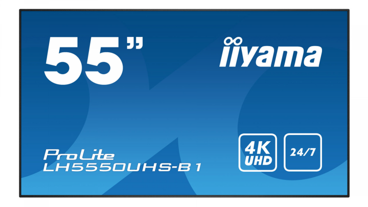 Monitor IIYAMA ProLite LH5550UHS-B1 - widok frontu