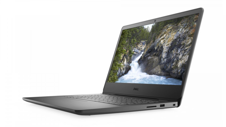 Dell Vostro 14 3400 czarny - widok frontu prawej strony