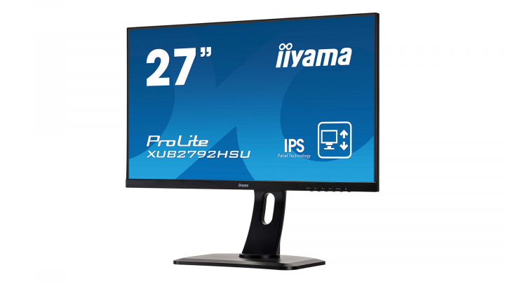 Monitor IIYAMA ProLite XUB2792HSU-B1 - widok frontu prawej strony