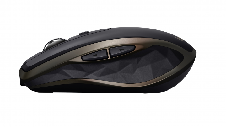 Mysz bezprzewodowa Logitech MX Anywhere 2 laserowa czarna 910-005215 - widok lewej strony